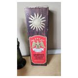 Avon Aftershave Decanter Collection Including Weather Or-Not, Pipe Shaped Bottle, and Decorative Powder Jar