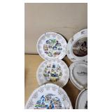 Huge Lot of State-themed Decorative Plates Collection including Virginia, Vermont, West Virginia, and more