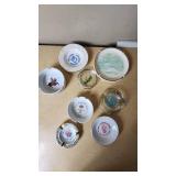 Lot of Vintage Ashtrays including Prince of Wales Guild, Space Opera Paris, and Bethlehem Management Club 1979