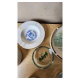 Lot of Vintage Ashtrays including Prince of Wales Guild, Space Opera Paris, and Bethlehem Management Club 1979