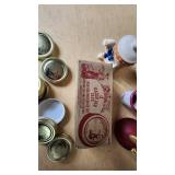 Mason Jar Caps, Decorative Vases, and Disney Collector Glasses