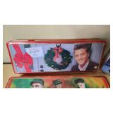 Coca-Cola and Elvis Collectible Tins and Tray