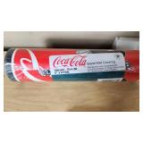 Coca-Cola Brand Wall Covering and Night Rider Darts Set
