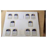 Lot of Baseball and Basketball Cards Featuring Legends and Original Timberwolves Cards Display