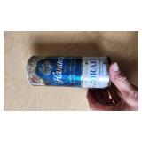 Lot of Vintage Soda and Beer Containers including 7-Up and Coca-Cola Bottles, Edelweiss and Hamm