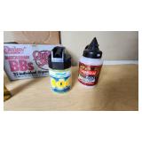 Daisy and Walther BB Ammo and Accessories including Copperhead 1500 BBs, Quick Silver BBs, and Nightglow BBs