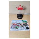 Exportbrauerei Justus Hildebrand Pfungstadt Metal Sign and Budweiser Select Display