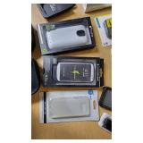 Samsung and Sony Electronics Lot including Galaxy Note5 S-View Flip Cover, Mophie Juice Pack, and Sony Earbuds