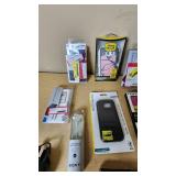 Samsung and Sony Electronics Lot including Galaxy Note5 S-View Flip Cover, Mophie Juice Pack, and Sony Earbuds