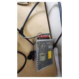 Security Camera, Power Supply, Remote Control, and Cables