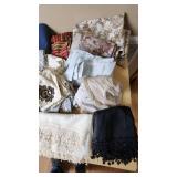 Fabric and Textile Lot including Various Patterns and Styles