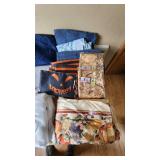 Assorted Tablecloths and Fabric Items