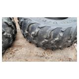 H-Trak U/R 301 ATV Tires 25x10R12, Lot of 2