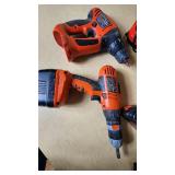 Black & Decker Power Tool Set including Drills, Chargers, and Batteries 18v and 20v varieties