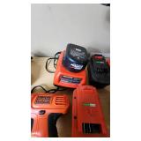 Black & Decker Power Tool Set including Drills, Chargers, and Batteries 18v and 20v varieties