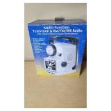 Multi-Function Portable TV and Radio with Lantern and Siren