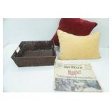 Throw Pillows, Decorative Storage Basket, Vintage 1991 MN Twins Star Tribune Newspaper