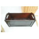 Wicker Storage Baskets and Waste Baskets