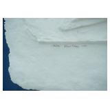 Wooden Gather Cutout Wall Decor; Jeneal Knapp 1994 Molded Paper Pulp Art. Framed 2ct