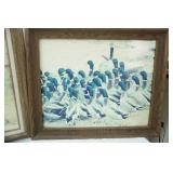 Vintage Framed Photographs. Midwest Waterfowl Theme