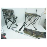 Camo Folding Camping & Hunting Chairs. Be-Jeweled Cane
