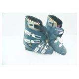 Snow Skis, Boots, Poles, and Bag