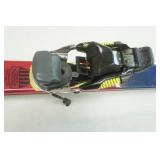 Snow Skis, Boots, Poles, and Bag