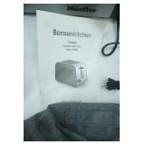 Mueller Stainless Steel Toaster and Cover (4 slice option)