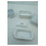 Ceramic Butter Dishes/Butter Warmers, Ceramic/Porcelain Covered Dish