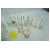 Vintage Shot Glasses and Cordial Glasses