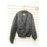 Vintage Satin Bomber Jacket. Birdie Size L.