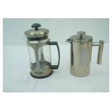 2 French Press Coffee Makers