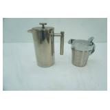 1 French Press Coffee Maker and Stainless Steel Jug