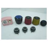 I Live Speakers(3), Rokono Speaker,Retro Speaker,3 small Round Speakers