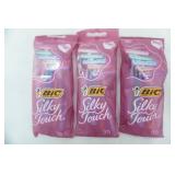 Bic Silky Touch Razors 3 package with 10 in each package