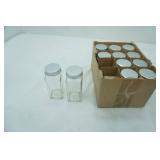NEW 12pk 4 oz Spice Jars