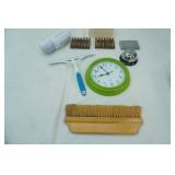 Diffuser Nightlight, Soap Dishes, Service Bell, Wall Clock, Squiggy, Dust Brush