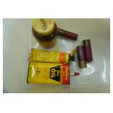 Gun Cleanings Oils and Supplies with Storage Bin w/lid