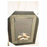 Vietnam Memorial Wall Framed Print. 30"x37"