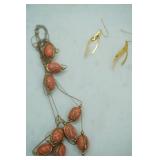 Jewelry Lot: Bracelets, NEcklace, Earrings, Broaches