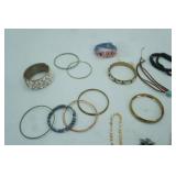 Jewelry Lot: Bracelets.