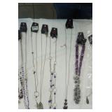 Jewelry LotL NEW Paparazzi Fashion Jewelry Long Necklace and Earring Set. Yellow & Purple Theme