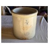 Red Wing Union Stoneware 4 Gallon Crock - Has Cracks