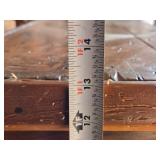 Antique Wooden Storage Chest with Compartments - 31" wide