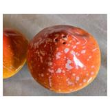 Mushroom-shaped Ceramic Salt and Pepper Shakers