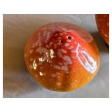 Mushroom-shaped Ceramic Salt and Pepper Shakers