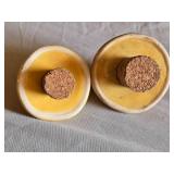 Mushroom-shaped Ceramic Salt and Pepper Shakers