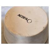 Dekrech Originals Stoneware Pottery, Acopa Ramekin, and Vintage Crock