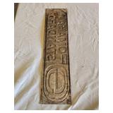 Omaha Standard Metal Sign - 18"