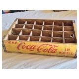 Coca-Cola Wooden Crate with Bottle Dividers